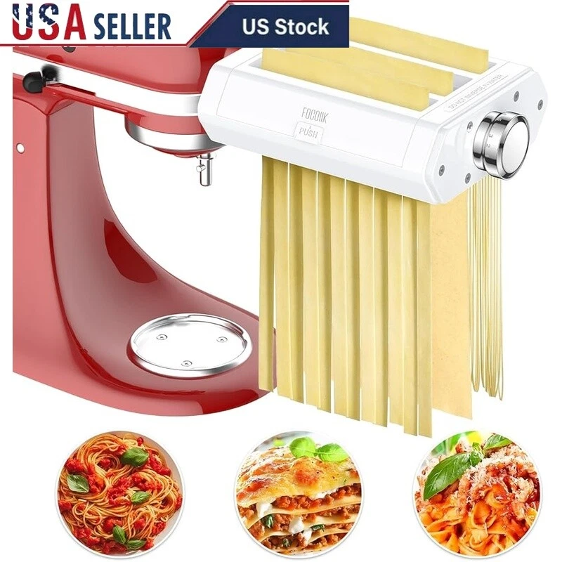 Pasta Attachment Set Kitchenaid Stand Mixer 3 in 1 Pasta Roller Cutter New - Image 1 of 4