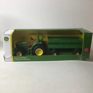 Tomy John Deere 8" Tractor w/ Flare Box Wagon #37163 - NIB!!! - Picture 1 of 6