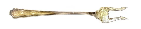 Vintage William B Durgin sterling silver Olive / Cherry Fork Pre Gorham 5.5” RI Cover