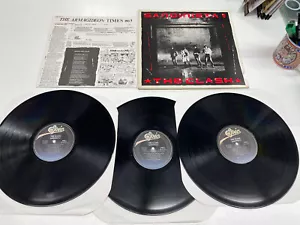 The Clash: Sandinista!, 3- 12 in LP Record Set w / Lyric Sheet 33”x22” Poster - Picture 1 of 10