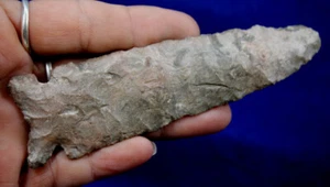 Graham Cave Spear Authentic Prehistoric Artifact Arrowhead Native Indian - Picture 1 of 10