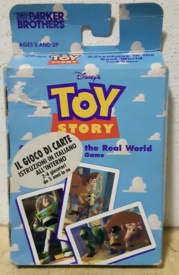 TOY STORY ADVENTURES IN THE REAL WORLD CARD GAME PARKER BROTHERS 1995  - Imagen 1 de 4