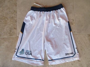 Short TOULOUSE Basket Club porté n°6 SPALDING blanc XL - Afbeelding 1 van 3