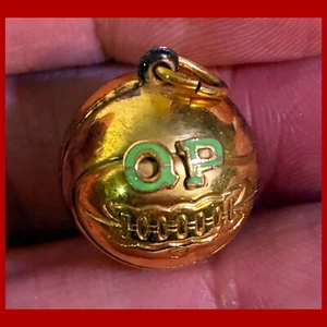 QUEEN OF PEACE NORTH ARLINGTON NJ Gold-Tone 1952-1953 BASKETBALL Pendant CHARM - Picture 1 of 6
