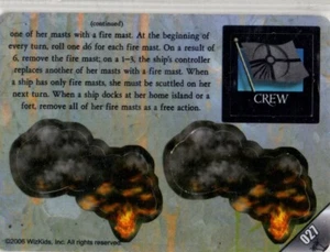 Wizkids Pirates Of The Mysterious Islands, Uncommon Crew 027 Firepot Specialist - Picture 1 of 2