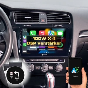 10" Autoradio Android Navi für VW Golf 7 VII mit Carplay Android Auto DAB+ Radio - Bild 1 von 7