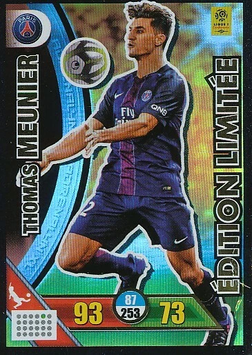 LE-TM THOMAS MEUNIER BELGIQUE LIMITED EDITION CARD ADRENALYN LIGUE 1 2018 PANINI - Photo 1/1