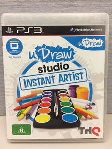 PS3 Game uDraw Studio Instant Artist Sony Playstation 3 Manual Tested - Bild 1 von 5