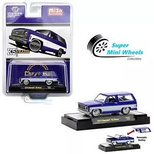 M2 Machines 1:64 1973 Chevrolet K5 Blazer Custom Violet (Purple) Mijo Exclusives - Picture 1 of 2