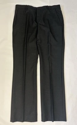 Pantalón de sarga plisada de lana gris carbón talla 52 MARNI para hombre Foto 1 de 4