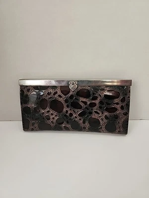 Cartera de libros de bolsillo para mujer imitación cocodrilo texturizada  Foto 1 de 4