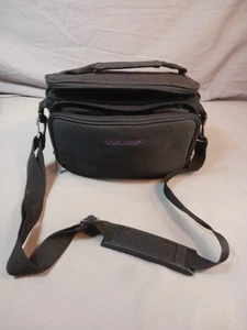 Case Logic Black Camera Shoulder Bag Camcorder DSLR Compact Organizer Vtg 90s - Picture 1 of 17
