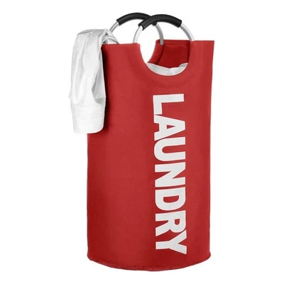 Cesta de lavandería grande 90L, bolsa de lavandería impermeable, cesta de lavandería plegable Foto 1 de 4