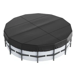 18/15 Ft Round Pool Cover Above Ground Swimming Pool Cover Drawstring - Picture 1 of 27