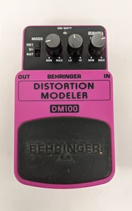 Behringer Distortion Modeler DM100 Electric Guitar Analog Effects Foot Pedal - Picture 1 of 7