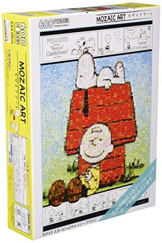 [Hecho en Japón] Rompecabezas Beverly 600 piezas mosaico Snoopy y Charlie Brown Foto 1 de 1