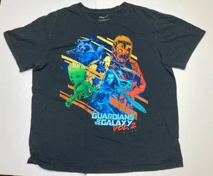 Men’s Guardians Of The Galaxy Vol 2 Black T-shirt Rocket/Groot Disney Marvel - Picture 1 of 3