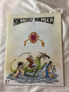 Monsters Monsters Metagaming Concepts Steve Jackson 1976 1st Ed Ken St Andre - Imagen 1 de 5
