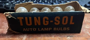Box of 10 Vintage NOS Tung-Sol Auto Lamp Bulbs (9 TS1176 & 1 TS1141) - Picture 1 of 13