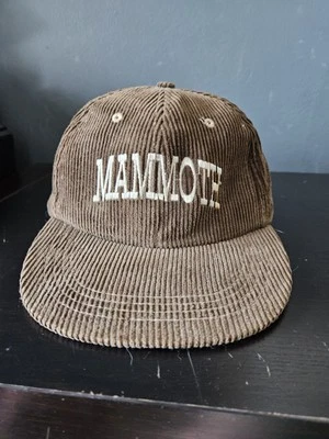 De colección Mammoth Fahrenheit Gorras Pana Sombrero Cuerda de Montaña Negro Esquí Snapback Foto 1 de 4