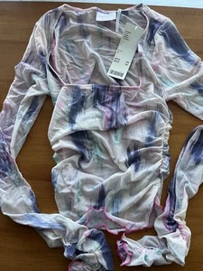 NWT Urban Outfitters Out From Under Kit Long-sleeve Ruched Top Size Small - Picture 1 of 2