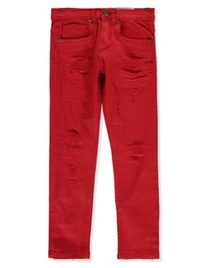 Evolution in Design Boys' Rip Jeans Color: red Size: 4 - Picture 1 of 1