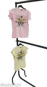 HEAVY DUTY DOUBLE CLOTHES RAILS garment rail 6ft H/Duty + 24" Ext - Picture 1 of 1