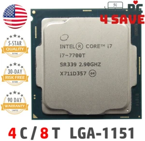 Intel 7th Gen Core i7-7700T SR339 2.90GHz (Turbo 3.80GHz) 4-Core 8M LGA-1151 CPU - Picture 1 of 1
