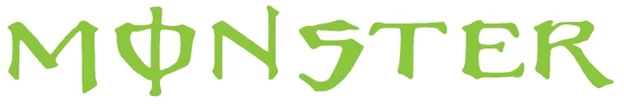 Monster Energy , Green, Vinyl Die Cut Sticker