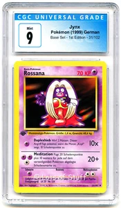 CGC 9 MINT German Jynx / Rossana Base Set 1st Edition 1999 Pokemon 31/102  -93 - Picture 1 of 2