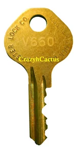 Master Lock Padlock 1525 1585 2010 2076 Control Key OEM Original Master Key V660 - Picture 1 of 2