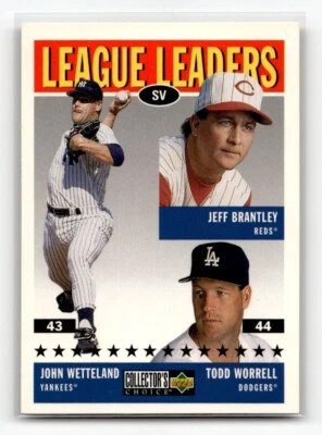 1997 Collector's Choice #63 John Wetteland / Todd Worrell / Jeff Brantley - Image 1 of 2