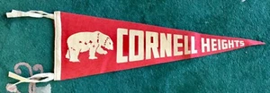 Vintage 1964  Old Fort Niagara, Youngstown, N.Y. Souvenir Pennant, w tassels - Picture 1 of 1