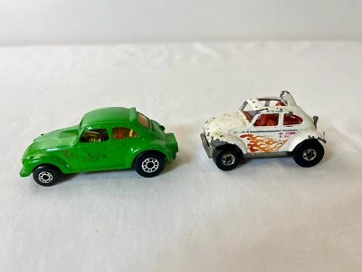 Pair Of VW Bugs - Matchbox 1972 Superfast Dragon Wheels & Hot Wheels 1983 - Image 1 of 4