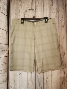 Pantalones Cortos Para Hombre O'Neill Talla 36 Marrón Dos Tonos Patrón de Cuadros Finos-¡Súper Bonitos! ¡Golf! - Imagen 1 de 13