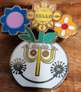 Disney Pin 00006 SMALL WORLD CLOCK FACE FLOWERS  AP Sample Artist Proof LE 24 - Picture 1 of 2