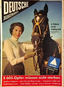 Deutsche Jllustrierte 20 March 1954 -Princess Soraya Esfandiari, Marilyn Monroe - Picture 1 of 1