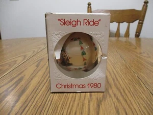 Schmid Walt Disney Figuren Schlittenfahrt Weihnachten 1980 Ornament - Bild 1 von 11