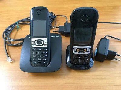 SIEMENS Gigaset CX610 ISDN (DECT) Telefon mit 2 Mobilteilen - Bild 1 von 2