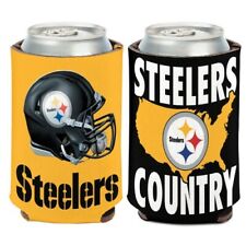 Pittsburgh Steelers Can Cooler Slogan Design 12oz Collapsible Koozie - Wincraft