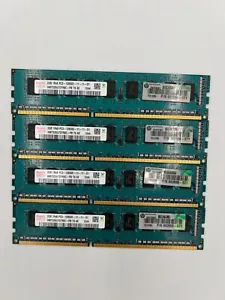 hynix HP 662608-571 2GB PC3-12800E DDR3-1600 ECC Unbuffered 240-Pin 7Q12B5 x 4 - Picture 1 of 1