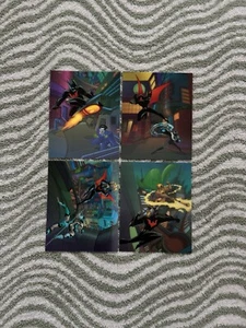 Batman Beyond Lenticular Collectible Cards Original Animation Artwork Set of 4 - Picture 1 of 14