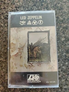 LED ZEPPELIN: IV Zoso US Atlantic CS 19129 Rock Cassette Tape - Picture 1 of 4