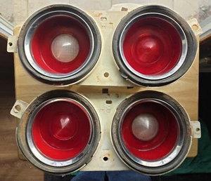 Vintage 1970 1971 1972 1973 Chevy Camaro Taillight Lens LH/RH Tail Light Lenses - Picture 1 of 19