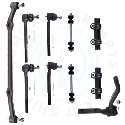 10x Front Inner Outer Tie Rod Sway Bar Link Kit Fit For 1978-1987 GMC Caballero - Image 1 of 4