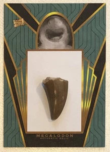 2023 Pieces Of The Past Megalodon Authentic Dinosaur Tooth Relic - Picture 1 of 1