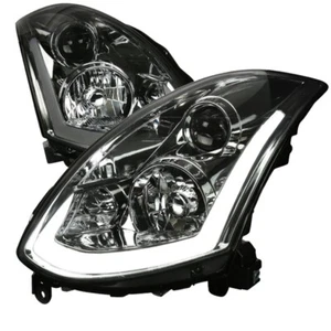 Se adapta a: faros de proyector cupé Infiniti G35 con señal de giro secuencial LED humo - Imagen 1 de 3
