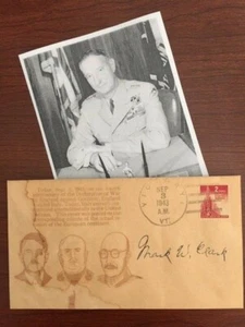 GENERAL MARK W. CLARK SIGNED WAR DATED FDC ITALY SURRENDERS SEPT 3, 1943 - Picture 1 of 1
