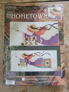 DESIGNS FOR THE NEEDLE Folk Art Angel Counted Cross Stitch Kit New