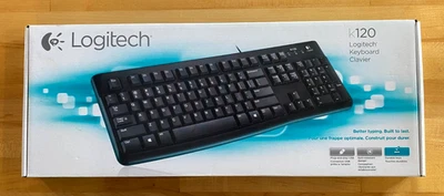Logitech K120 Keyboard Wired USB - Image 1 of 2
